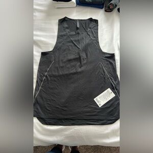 Lululemon Charcoal Gray/Black Athletic Tank